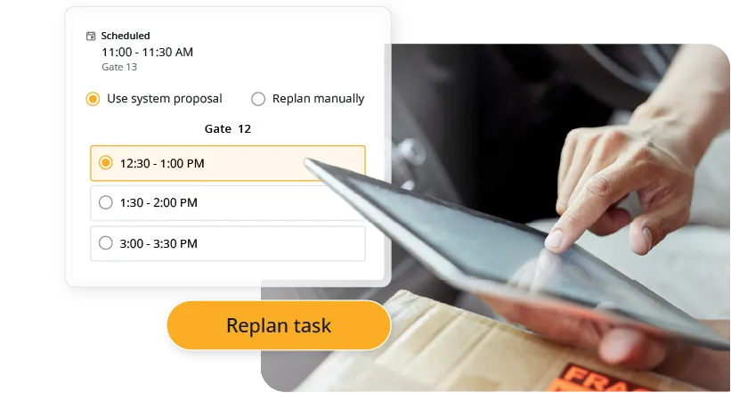 Re-plan on the go